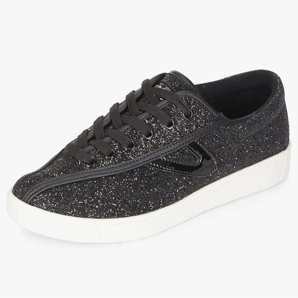 NWOB Tretorn Sparkling Black Sneakers - Picture 2 of 12